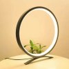Moderná okrúhla stolová LED lampa čierna (Elegantné osvetlenie s dizajnovým prvkom) Moderná okrúhla stolová LED lampa čierna (Elegantné osvetlenie s dizajnovým prvkom)