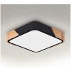 Brilagi - LED stropné svietidlo PILANA LED/24W/230V dub/čierna 32x32 cm WO800-OEM26-30 + záruka 3 roky zadarmo Brilagi - LED stropné svietidlo PILANA LED/24W/230V dub/čierna 32x32 cm WO800-OEM26-30 + záruka 3 roky zadarmo