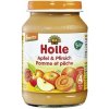 Detská bio výživa (príkrm) jablko a broskyňa od 4. mesiaca 190g Holle Detská bio výživa (príkrm) jablko a broskyňa od 4. mesiaca 190g Holle