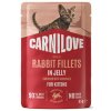 CARNILOVE Cat POUCH JELLY rich in Rabbit enriched with Marigold for Kittens 85 g CARNILOVE Cat POUCH JELLY rich in Rabbit enriched with Marigold for Kittens 85 g