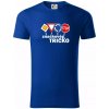 Značkové tričko - Tričko z organickej bavlny - 2XL ( Kráľovská modrá ) Značkové tričko - Tričko z organickej bavlny - 2XL ( Kráľovská modrá )