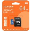 ADATA microSDXC 64GB UHS-I U1 + adapter AUSDX64GUICL10-RA1 ADATA microSDXC 64GB UHS-I U1 + adapter AUSDX64GUICL10-RA1