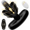 SuperLove Thrusting & Expanding & Vibrating Anal Plug with Remote Black