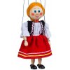 Drevená marioneta Dievča, 20 cm Drevená marioneta Dievča, 20 cm