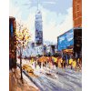 ZUTY Maľovanie podľa čísel VŠEDNÝ DEŇ V NEW YORKU Rámovanie bez rámu a bez vypnutia plátna Rozmer 80 x 100 cm