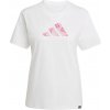 Dámske tričko adidas, SOFTS TEE 1 W biela,ružová S Dámske tričko adidas, SOFTS TEE 1 W biela,ružová S