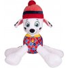 HOLLYWOOD psík Marshall červený v zimnej čiapke Paw Patrol 50 cm