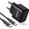 Ugreen Sieťová nabíjačka USB Typ C 25W Power Delivery + kábel USB Typ C 2m Ugreen Sieťová nabíjačka USB Typ C 25W Power Delivery + kábel USB Typ C 2m