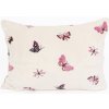 MKLozkoviny.sk Obliečka na vankúš mikroplyš Exclusive 50 × 70 cm - Motýliky béžové- - MKLozkoviny.sk Obliečka na vankúš mikroplyš Exclusive 50 × 70 cm - Motýliky béžové- -