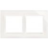 KONTAKT-SIMON S.A. Rámček 2 násobný sklenený biely 96x163x10mm KONTAKT-SIMON S.A. Rámček 2 násobný sklenený biely 96x163x10mm
