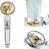 Sprchová hlavica s turbínou zlatá
