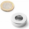SOLLAU Neodymový magnet medzikružie D 25/12 mm, H 8 mm, N38, ponikelovaný SOLLAU Neodymový magnet medzikružie D 25/12 mm, H 8 mm, N38, ponikelovaný