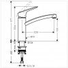 Kuchyňská baterie Hansgrohe Logis 718320 Kuchyňská baterie Hansgrohe Logis 718320