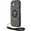 Guess IML Leopard Triangle Logo Strap MagSafe Zadný Kryt pre iPhone 16 Brown Guess IML Leopard Triangle Logo Strap MagSafe Zadný Kryt pre iPhone 16 Brown