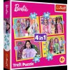 Trefl 4v1 Šťastný svet Barbie 28,5 x20 5cm v krabici 28x28x6cm