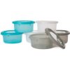 Bo Jungle Misky s viečkami Bowls Blue/White/Grey 300ml (6ks) Bo Jungle Misky s viečkami Bowls Blue/White/Grey 300ml (6ks)