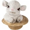 Clayre & Eef Dekoratívne soška ovečky v klobúku - 12 * 12 * 12 cm - Clayre & Eef Clayre & Eef Dekoratívne soška ovečky v klobúku - 12 * 12 * 12 cm - Clayre & Eef