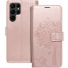 Púzdro Forcell MEZZO Samsung Galaxy S22 Ultra 5G tree ružovozlaté