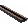 Mardom Zakončovací profil ľavý tmavý dub L0104LT 1,2x3,6cm 2 m