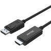UTK UNITEK Y-5118CA káblový adaptér 1,8 m HDMI typ A (štandardný) DisplayPort čierny UTK UNITEK Y-5118CA káblový adaptér 1,8 m HDMI typ A (štandardný) DisplayPort čierny