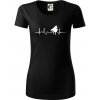 Piano ekg - krídlo - Dámske tričko z organickej bavlny Origin (GOTS) - M ( Čierna ) Piano ekg - krídlo - Dámske tričko z organickej bavlny Origin (GOTS) - M ( Čierna )