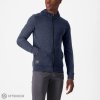 Castelli MILANO 2 FULL ZIP FLEECE mikina, tmavomodrá XXL Castelli MILANO 2 FULL ZIP FLEECE mikina, tmavomodrá XXL