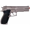 Detská pištoľ Policajné pištole strieborná matná kovová 8 rán (8410982304508)