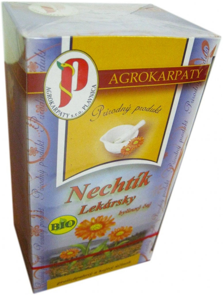 Agrokarpaty Bio Nechtík lekársky bylinný čaj prírodný produkt 20 x 2 g