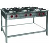 EGAZ Plynový gastronomický sporák 6-horákový, 1330x700x850 mm so skrinkou, 1x3,5+2x5+2x7+1x9 kW | EGAZ, TG-6737.II EGAZ Plynový gastronomický sporák 6-horákový, 1330x700x850 mm so skrinkou, 1x3,5+2x5+2x7+1x9 kW | EGAZ, TG-6737.II