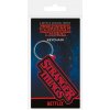 Prívesok na kľúče Stranger Things Rubber Keychain Logo