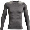 Pánske tričko Under Armour, HG ARMOUR COMP LS sivá,čierna XL Pánske tričko Under Armour, HG ARMOUR COMP LS sivá,čierna XL