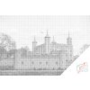 Vymalujsisam.sk Bodkovanie - London Tower - Kráľovský hrad Farba: Zelená, Veľkosť: 40x60cm, Rám: Na plastovej doske Vymalujsisam.sk Bodkovanie - London Tower - Kráľovský hrad Farba: Zelená, Veľkosť: 40x60cm, Rám: Na plastovej doske