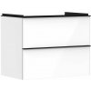 Hansgrohe Xelu Q Umývadlová skrinka, 63x78x50 cm, 2 zásuvky, lesklá biela/matná čierna 54027670-HG Hansgrohe Xelu Q Umývadlová skrinka, 63x78x50 cm, 2 zásuvky, lesklá biela/matná čierna 54027670-HG