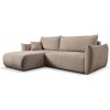 Wilsondo Rohová rozkladacia sedačka Allora - béžová Strana: Ľavá Wilsondo Rohová rozkladacia sedačka Allora - béžová Strana: Ľavá