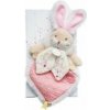 Doudou et Compagnie Paris Toy ružový priateľ králik 24 cm Doudou et Compagnie Paris Toy ružový priateľ králik 24 cm