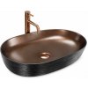 | REA-U6383 - Umývadlo na dosku CLEO 41x60,5 cm keramika/čierna/kartáčovaná meď | REA-U6383 | REA-U6383 - Umývadlo na dosku CLEO 41x60,5 cm keramika/čierna/kartáčovaná meď | REA-U6383
