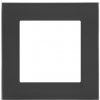 Rámček 1-násobný Nature matné sklo/čierna SIMON55 (Simon) Rámček 1-násobný Nature matné sklo/čierna SIMON55 (Simon)