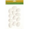 Súprava polystyrénových vajíčok v. 6 cm, 12 ks v balení Súprava polystyrénových vajíčok v. 6 cm, 12 ks v balení