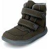 Bugga Detské celoročné barefoot topánky KIVO Dark Brown B00199-23