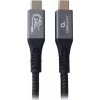 Gembird CCBP-USB4-CMCM240-1.5M USB Typ C/Typ C, 240W, 1,5m, černý Gembird CCBP-USB4-CMCM240-1.5M USB Typ C/Typ C, 240W, 1,5m, černý