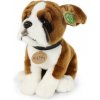 Plyšový pes boxer s obojkom 27 cm ECO-FRIENDLY Plyšový pes boxer s obojkom 27 cm ECO-FRIENDLY