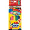 Trojhranné farbičky Colorino so strúhadlom 12 ks Trojhranné farbičky Colorino so strúhadlom 12 ks