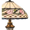 Clayre & Eef Stolná lampa Tiffany Lovely Tulip - Ø 40*60 cm - Clayre & Eef Clayre & Eef Stolná lampa Tiffany Lovely Tulip - Ø 40*60 cm - Clayre & Eef