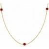 Swarovski e. jemný náhrdelník Pure Lines, červený sen6002 Swarovski e. jemný náhrdelník Pure Lines, červený sen6002