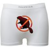 Trenírky s potlačou Boxerky stop bobor pánské Bílá M Trenírky s potlačou Boxerky stop bobor pánské Bílá M
