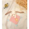 Doudou et Compagnie Paris Doudou Darčeková sada ružová Zajačik Ciboulette s hrkálkou 21 cm Doudou et Compagnie Paris Doudou Darčeková sada ružová Zajačik Ciboulette s hrkálkou 21 cm