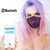 Smart maska na tvár s LED ovládanie cez mobil 150x33mm Bluetooth (Android / iOS) Smart maska na tvár s LED ovládanie cez mobil 150x33mm Bluetooth (Android / iOS)
