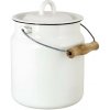 Strömshaga Biela smaltovaná kanvica na mlieko Emil´s Enamel Offwhite - Ø 16*22 cm / 3L - Strömshaga Strömshaga Biela smaltovaná kanvica na mlieko Emil´s Enamel Offwhite - Ø 16*22 cm / 3L - Strömshaga