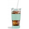 Sklenený termohrnček so slamkou Fuori Mätový 600 ml Sklenený termohrnček so slamkou Fuori Mätový 600 ml
