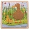 Bigjigs Toys puzzle Kačička s káčatkom Bigjigs Toys puzzle Kačička s káčatkom